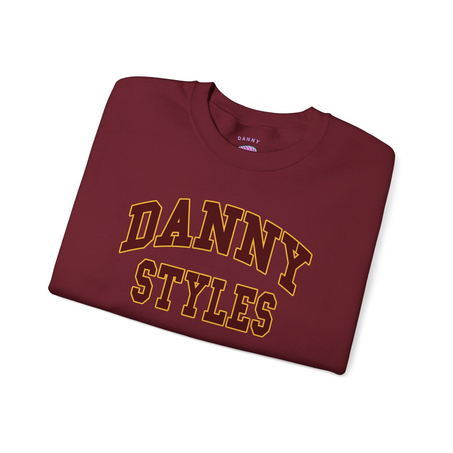 COLLEGIATE LOGO (RED/GOLD) - CREWNECK