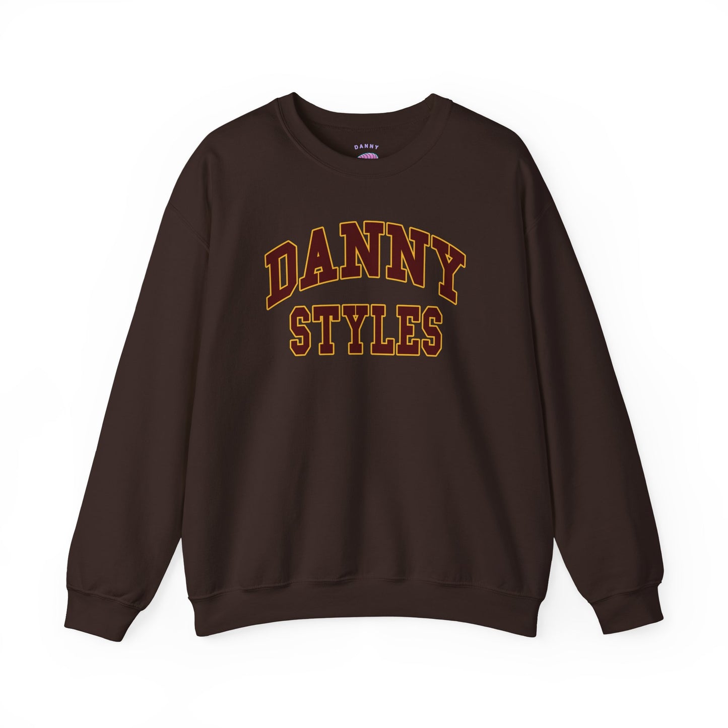 COLLEGIATE LOGO (RED/GOLD) - CREWNECK